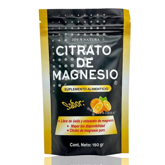 citrato de magnesio en polvo naranja 150 grs joy natura joy natura joycitratomagnesionaranja