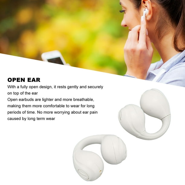 Auriculares Open Ear 53 auriculares con clip sonido estéreo HiFi conducción  ósea portátil impermeabl ANGGREK