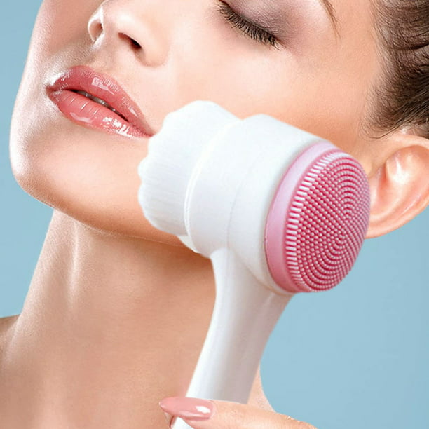 Cepillo limpiador Facial 2 en 1, cepillo de limpieza Facial Manual