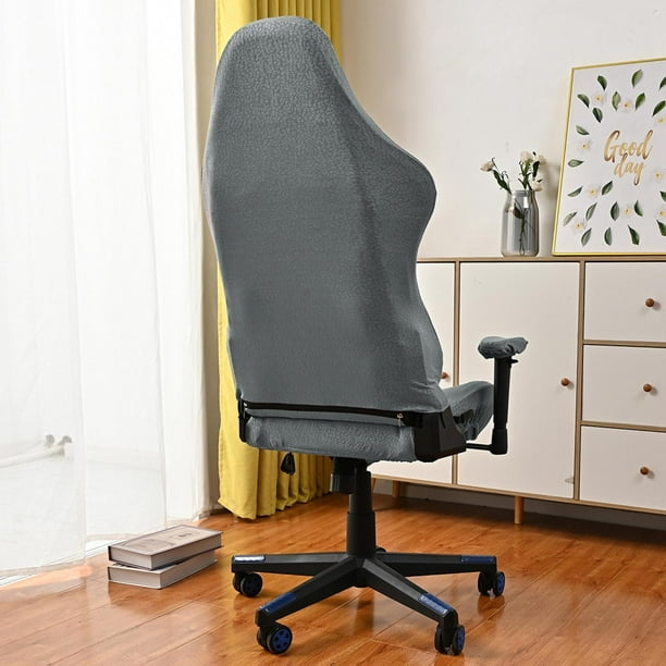 Fundas elásticas para sillas de Gamer de ordenador de oficina, funda para  silla de oficina, funda para silla de juego Jacquard lavable para silla de  Gris Gloria funda de asiento