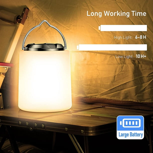 Linterna LED recargable, portátil y con 3 horas de duración