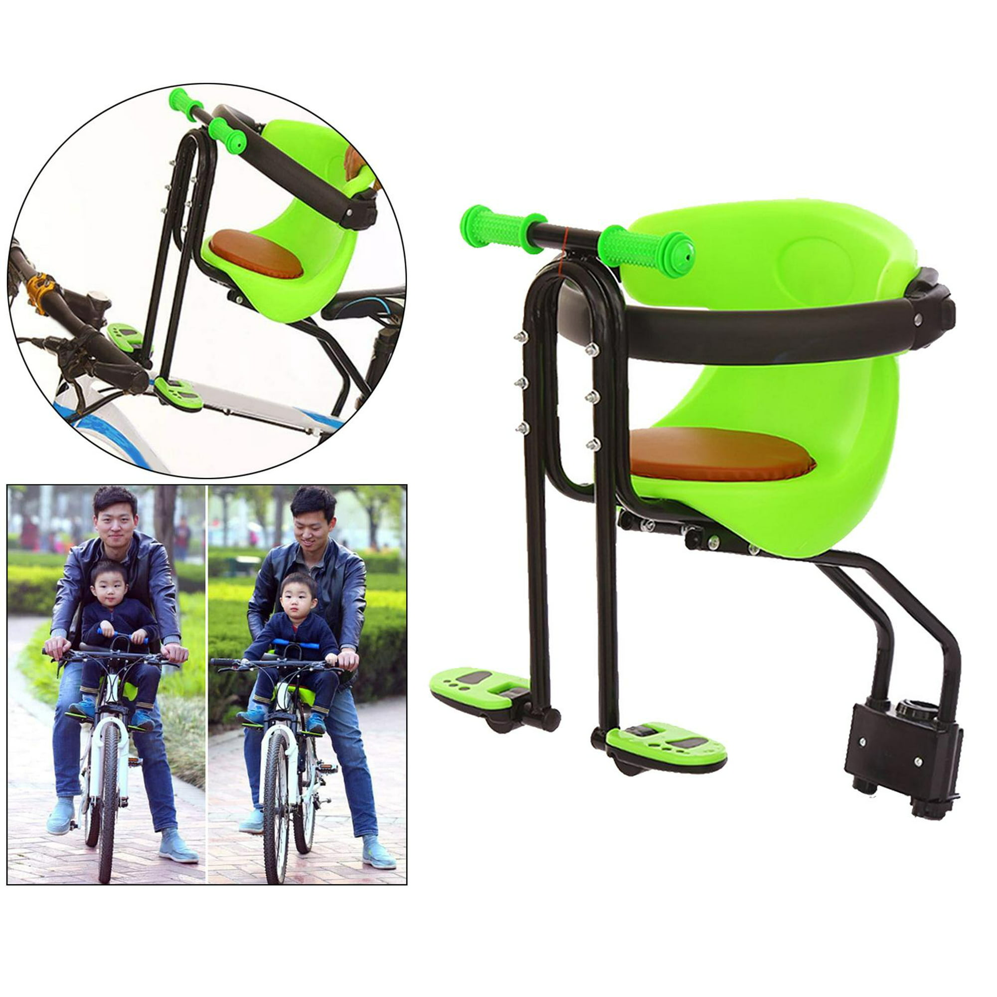 MOMO Asiento de Seguridad para llevar niño en bicicleta con Luz