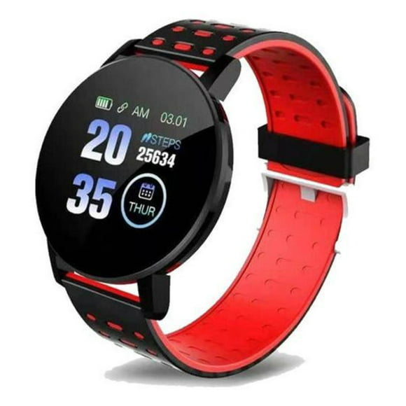 smart watch 119 plus inteligente oxímetro deportivo rojo genérica smart watch 119 plus inteligente oxímetro deportivo rojo