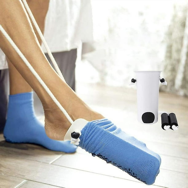 Control deslizante de medias fácil de poner y quitar - Dispositivo de  asistencia para tirar - Herramienta auxiliar de ayuda para calcetines 