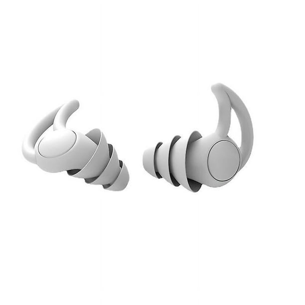 Tapones para los oídos para reducción de ruido, protección auditiva súper  suave y reutilizable en silicona flexible para dormir, sensibilidad al  ruido