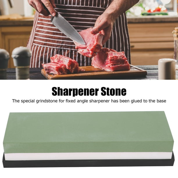 Piedra de afilar cuchillos, grano 1000/4000 piedras de afilar de doble cara  con base, afilador de cuchillos de piedra de agua para cocina del hogar