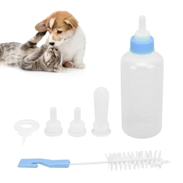 Kits De Biberones Para Mascotas, Pezón De Silicona Suave Biberón De  Lactancia Resistencia Al Desgaste Profesional Para Gatitos Recién Nacidos  Para Conejos Recién Nacidos ANGGREK Small Pet Nurser Bottle