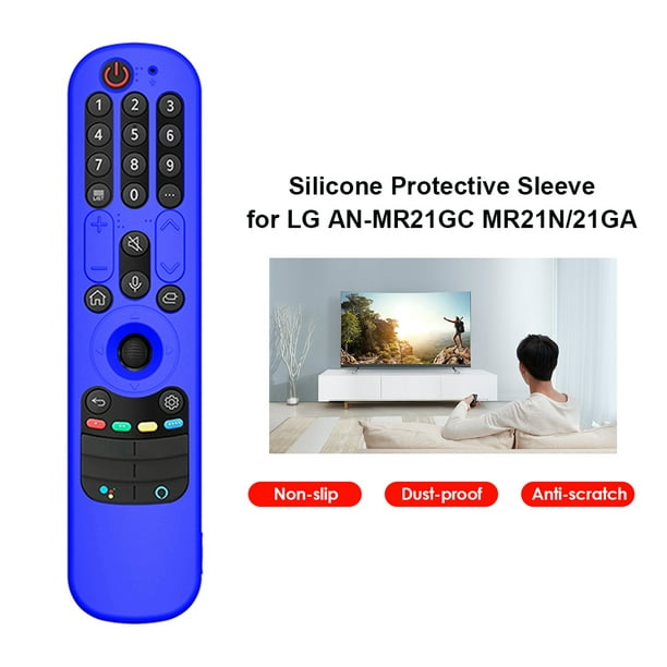 Funda protectora de silicona para mando a distancia para LG TV AKB75095307  (verde claro)