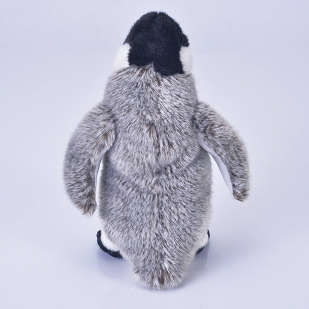 Pingüino de peluche, pingüino de peluche, almohada para dormir, muñeco de peluche  para dormitorio, sala de estar, sofá, decoración, regalo de Gris 45cm  Salvador Juguetes de animales de peluche