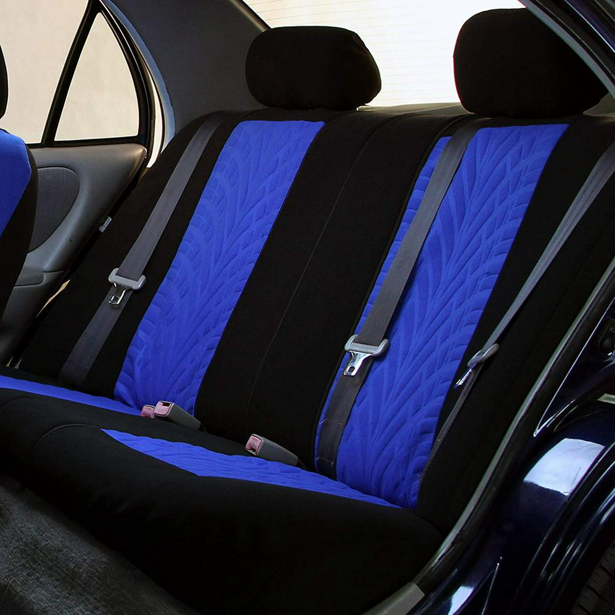 Fundas de asiento coche azules. Cubiertas protectoras universal