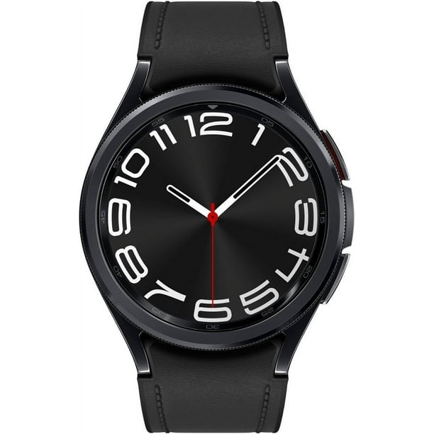 Para Samsung Galaxy Watch 6 Classic 47 mm Correa de reloj de silicona de  dos colores (negro + gris)
