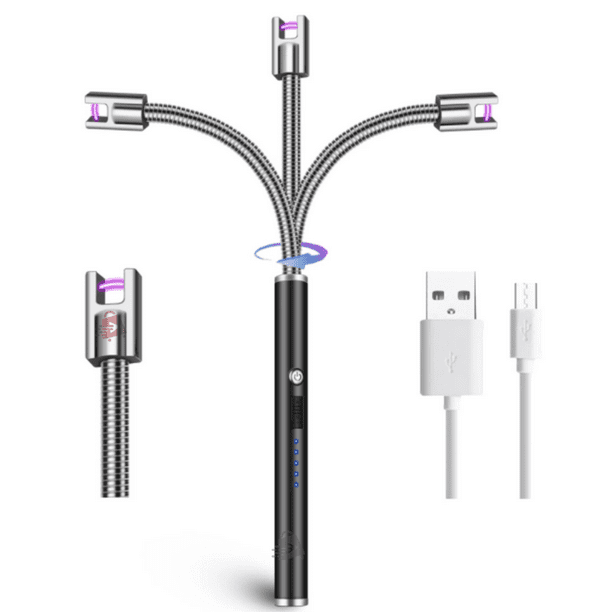 Encendedor Eléctrico Flexible USB Recargable Para Cocina JustClick MX  Eléctrico