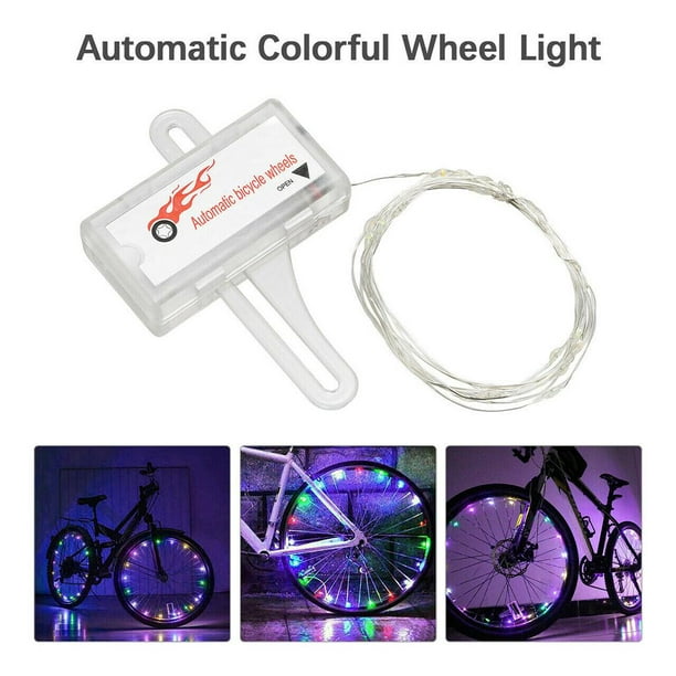 Luces LED DYNWAVEMX impermeables para ruedas de bicicletas