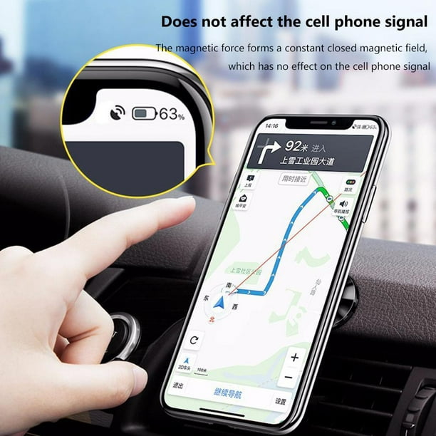 Soporte magnético para teléfono móvil para coche, soporte magnético para  teléfono inteligente, GPS, para iPhone 14