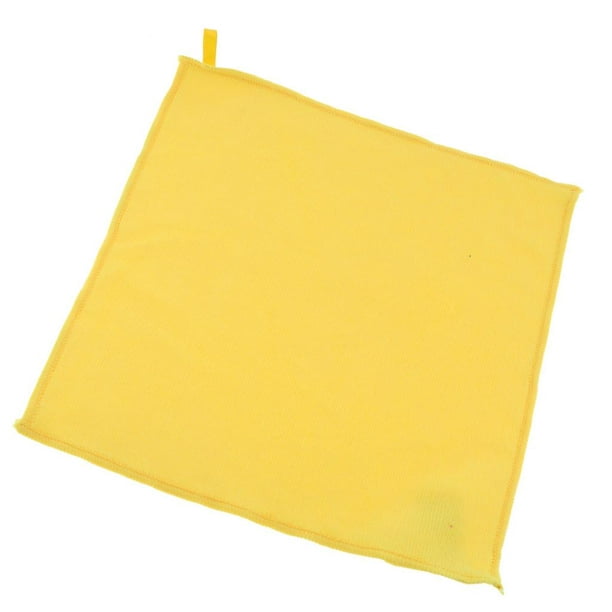 Paños de limpieza de microfibra de 29x29 cm amarillo limpieza de platos de  cocina detalles de coche toallas de microfibra suave para pulir Yotijar  Toalla de limpieza de microfibra