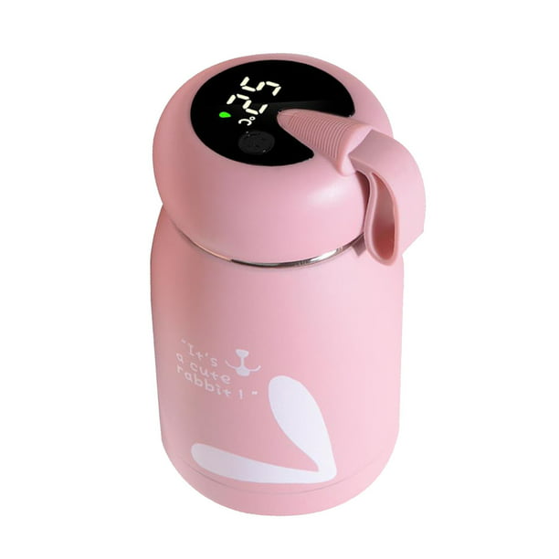 Moyic Mini taza termo inteligente para estudiantes femeninas para mostrar  la temperatura, taza de agua portátil, pequeña y linda para niñas con  Almacenamiento y organización del hogar Rosado Moyic HA028453-01