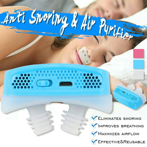 Dispositivo electrónico antironquidos Micro CPAP para detener la apnea del  sueño TFixol Natural