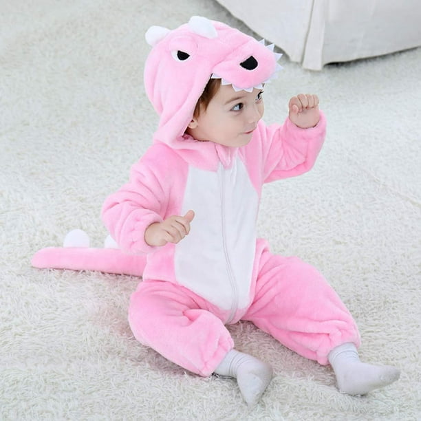 Disfraz de dinosaurio para niños pequeños Disfraz de animal mono con  capucha para niños Halloween - Mono 0-3 meses Kuyhfg Sin marca