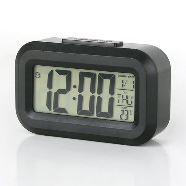 Reloj de Cabecera,Reloj Despertador Digital de 12/24 Horas con  Retroiluminación LCD,Inteligente Reloj Despertador Digital para  Dormitorio,Oficina,Viaje ShuxiuWang 9024715256645