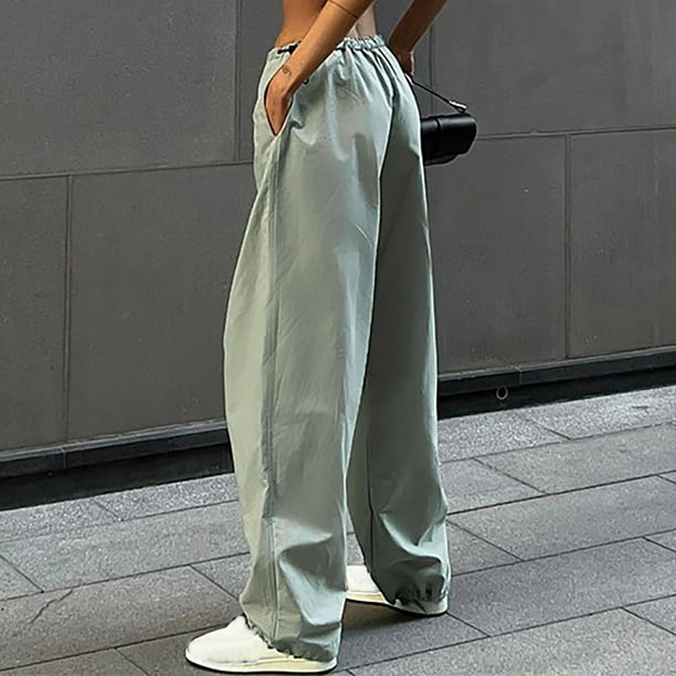 Pantalones de mujer de moda Pantalones completos Pantalones de traje de  color sólido recto casual Fridja alkflakhf35678