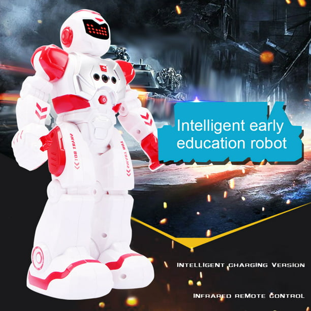 Robot Inteligente Emo Niños Juguete Electrónicos Didacticos Blanco