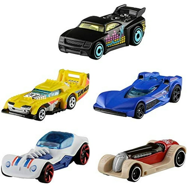 Hot Wheels - Pack de 5 Coches (varios modelos), Hot Wheels Vehicles