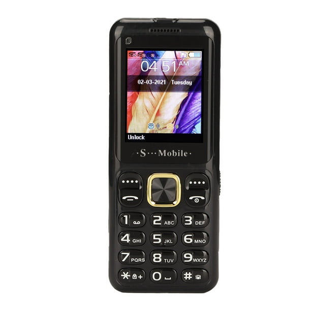 T100 - Teléfono celular con botón grande desbloqueado 4G para personas  mayores, pantalla HD de 2.0 pulgadas, sonido claro, botón SOS con GPS,  tarjeta