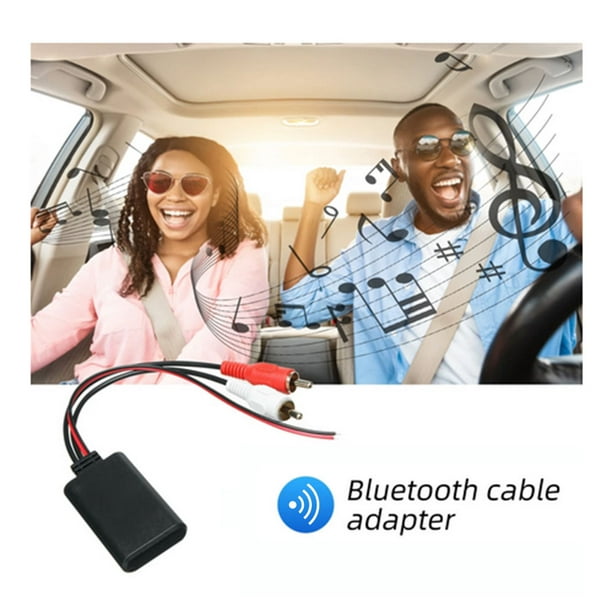 Módulo adaptador Bluetooth para coche, Bluetooth 5.0, cable adaptador AUX  estéreo interfaz de música para audio adaptador inalámbrico con micrófono