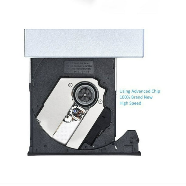 Tmvgtek Lector y Grabador de Disco Externo, USB 3.0 para Grabadora de  CD/DVD RW de Tmvgtek