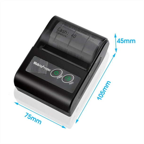 Impresora térmica de Impresora de etiquetas portátil pequeña