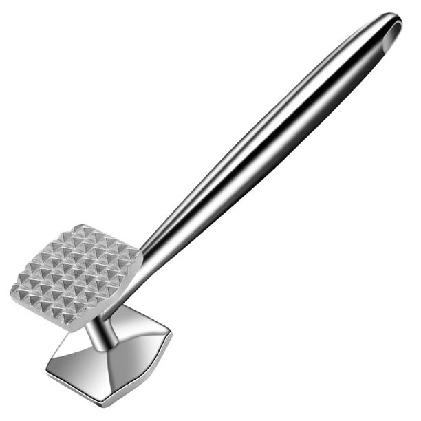 Martillo ablandador de carne de doble cara mazo herramienta de cocina  Stainless