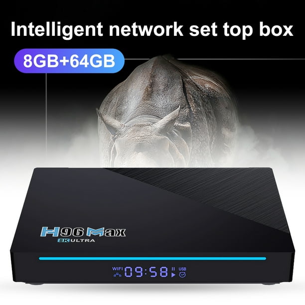 Gwong Electrónica H96max-3566 Set Top Box Support 4K 2.4G 5G WiFi