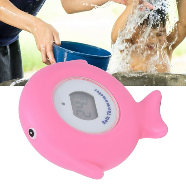Termómetro de agua de baño de bebé para bebé, temperatura del agua de la  tina, termómetro digital de habitación, juguete de ballena de baño  flotante