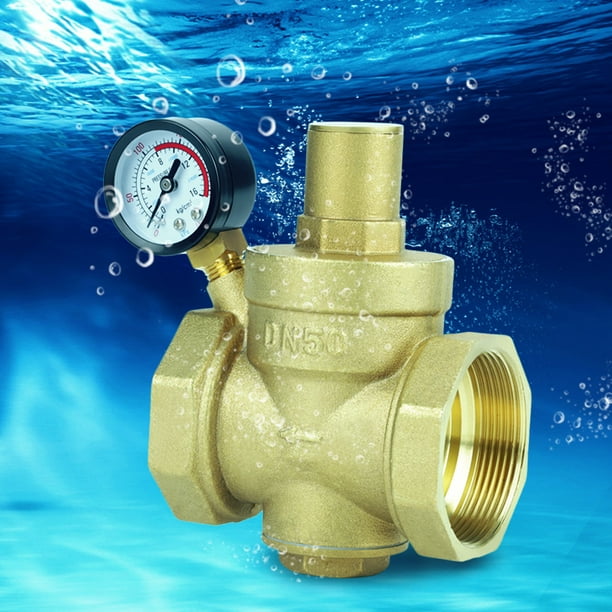 Reductor de presión, BSP DN50 Latón Agua Reductor de presión de agua  Regulador de presión de agua Experiencia incomparable