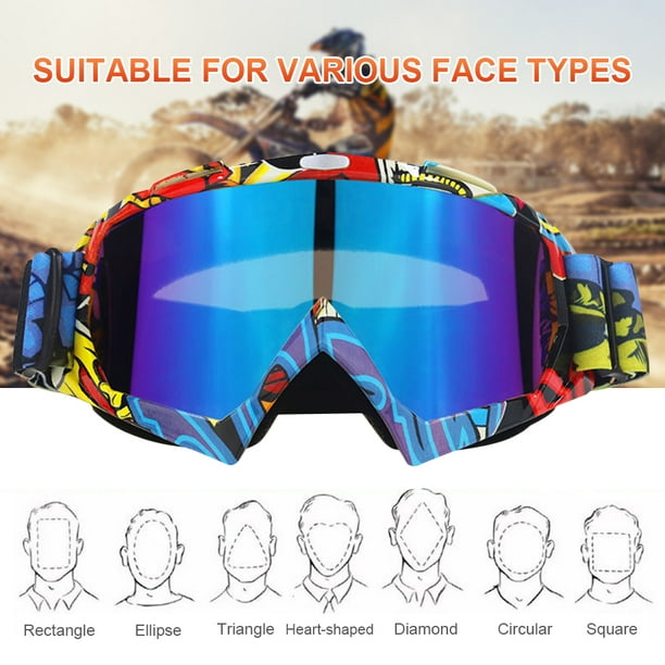 Gafas de motocross Mx Off Road Cascos Gafas Ski Sport Gafas para moto dirt  bike racing google gafas hombre mujer