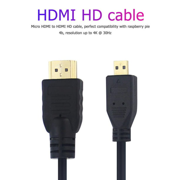 ADAPTADOR MICRO HDMI A HDMI PARA RASPBERRY PI 4