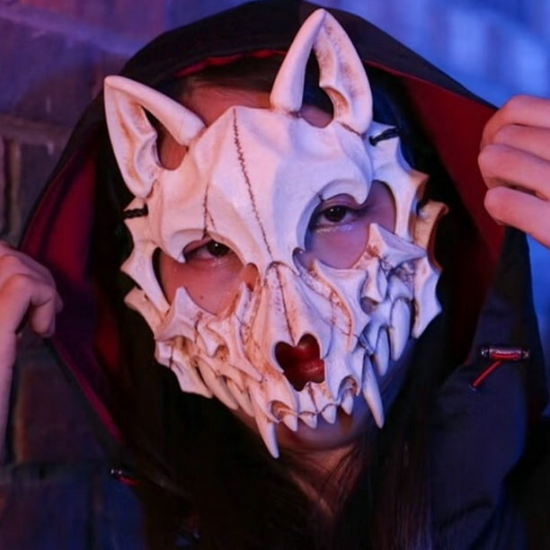 2023 Máscara De Calavera Hueso Disfraces Para Fiesta De Halloween Casco De  Terror Cosplay Decoración De