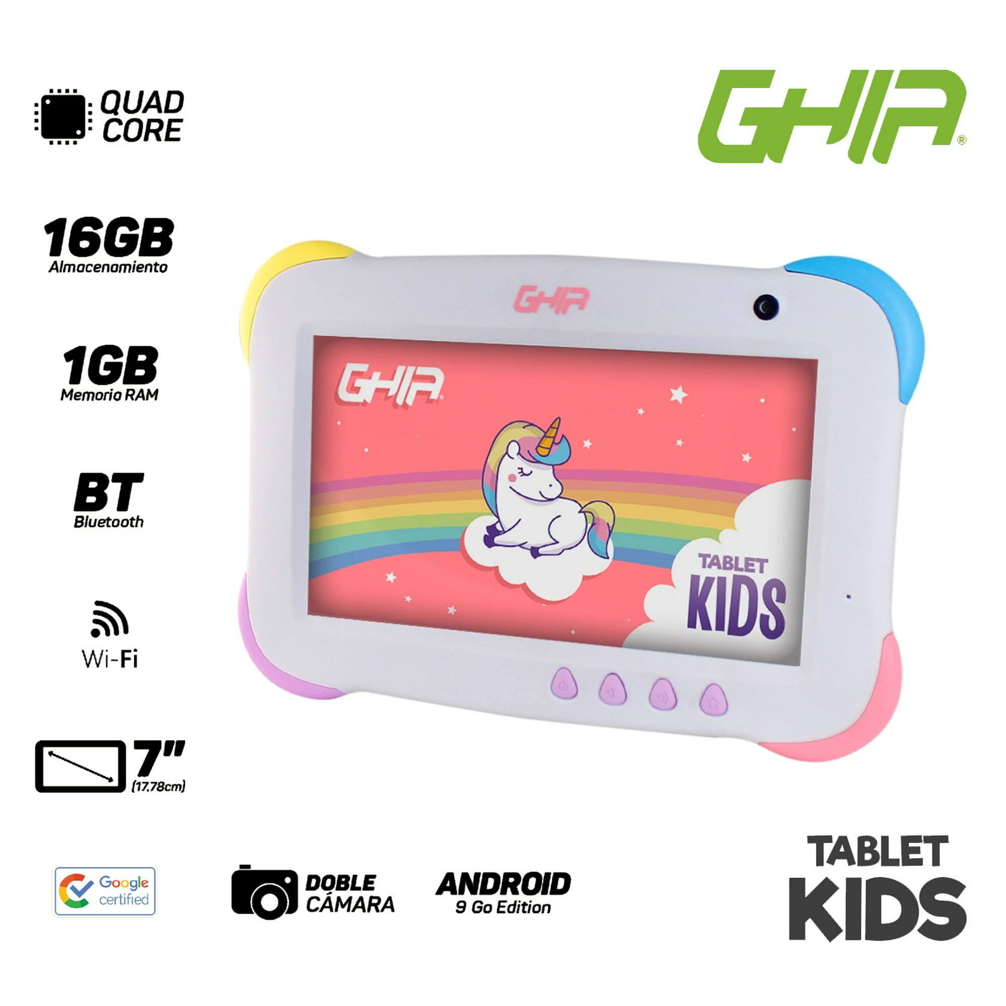 TABLET KIDS Ghia 7 16GB 1GB RAM VIOLETA ANDROID NOTGHIA-285
