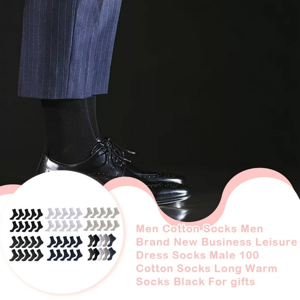 Paquete De 10 Calcetines De Trabajo Diario Para Hombre, Gris, Talla De  Zapato
