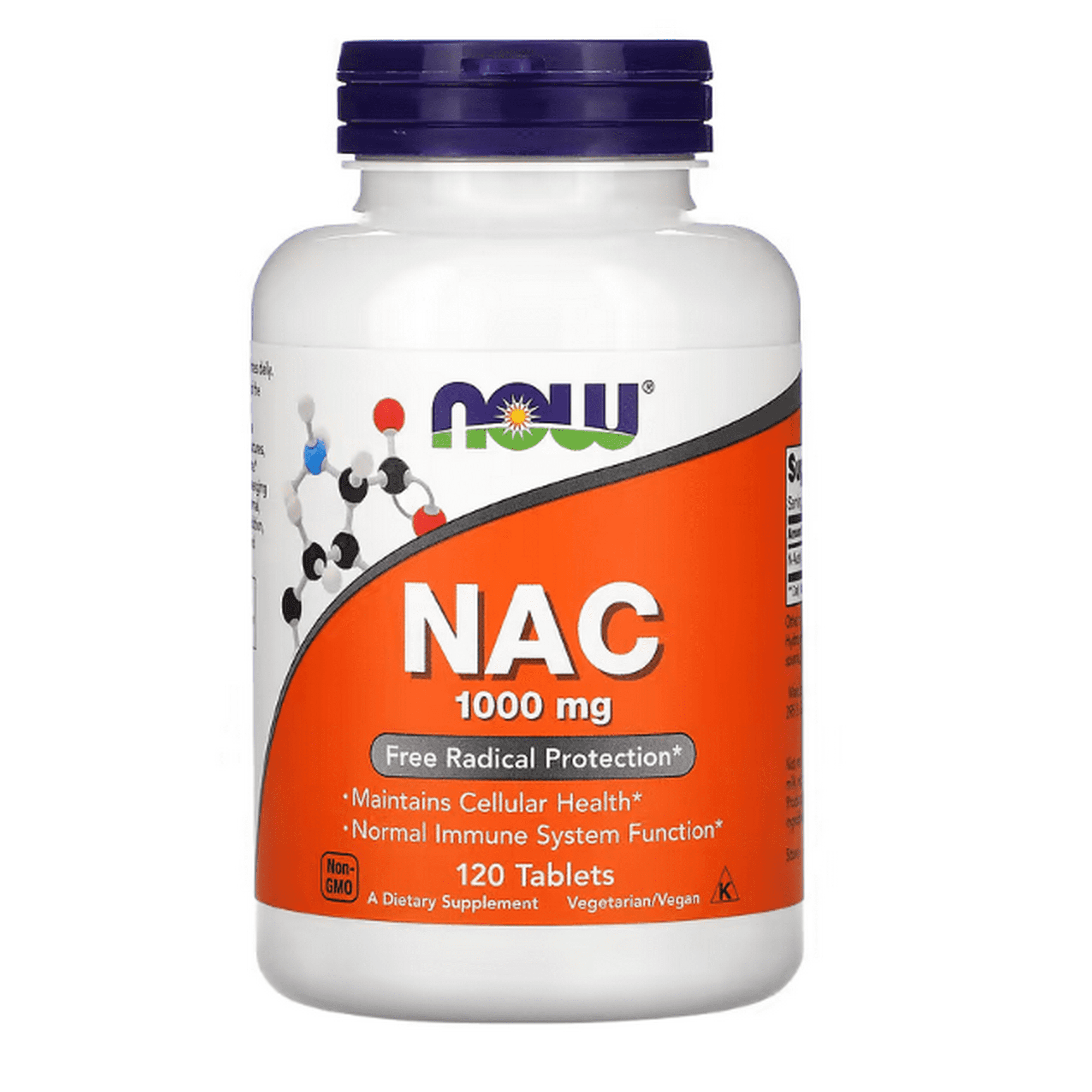 N-Acetilcisteína now nac 1000mg 120 tabletas now nac