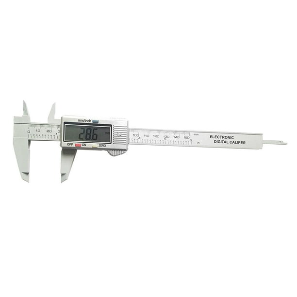  Calibrador digital profesional de 6 calibrador Vernier de  fibra de vidrio pinzas electrónicas medidor de medición LCD 5.906 in  herramienta de medición : Industrial y Científico