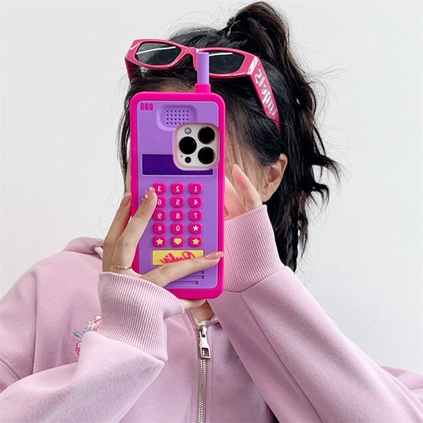 Funda Barbie de Gel de Silicona para Teléfono Celular iPhone 15 14