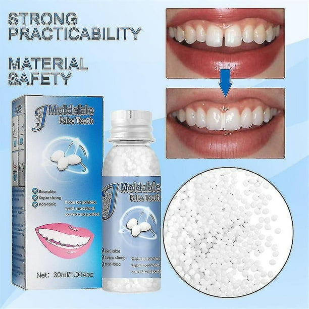 20ml Tib-dientes postizos de resina que se ajustan a pegamento sólido,  conjunto de reparación temporal de dientes moldeables y huecos, pegamento  para dentadura postiza, cuidado de YONGSHENG 8390605640575