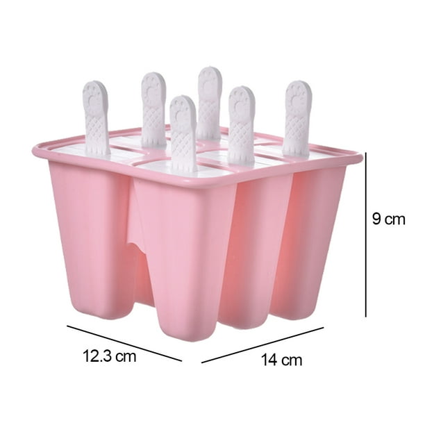 Moldes Para Paletas Bandeja de moldes de paletas de hielo de bricolaje para  el hogar para hacer hela Likrtyny Libre de BPA