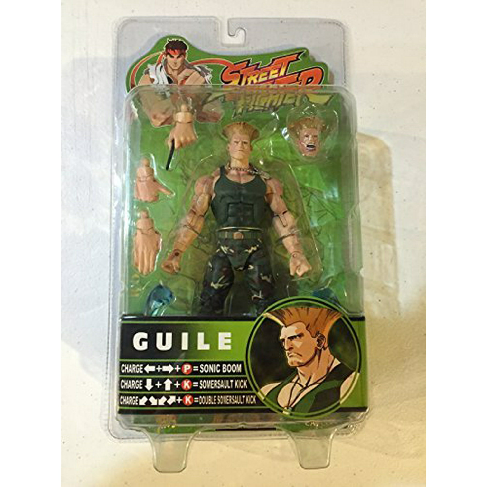 Street Fighter Guile Angel Toys Verde