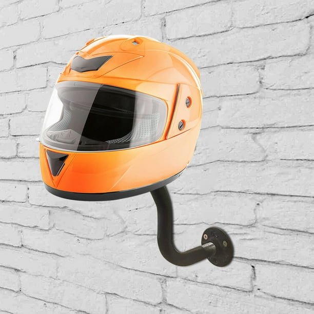 Percha de madera para casco – Soporte para casco de motocicleta – Percha  para chaqueta – Estante de madera para casco de pared y estante de