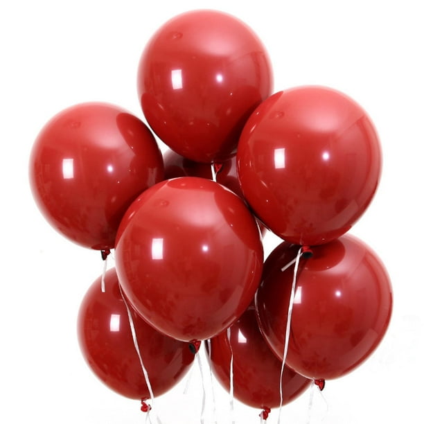 Globos rojos globos rojos de fiesta paquete de 100 120in globos de