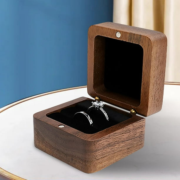 Organizador de joyas, caja para anillos de boda, exhibición de anillos de  joyería de lujo, Cajas de regalo, boda de compromiso – Los mejores  productos en la tienda online Joom Geek