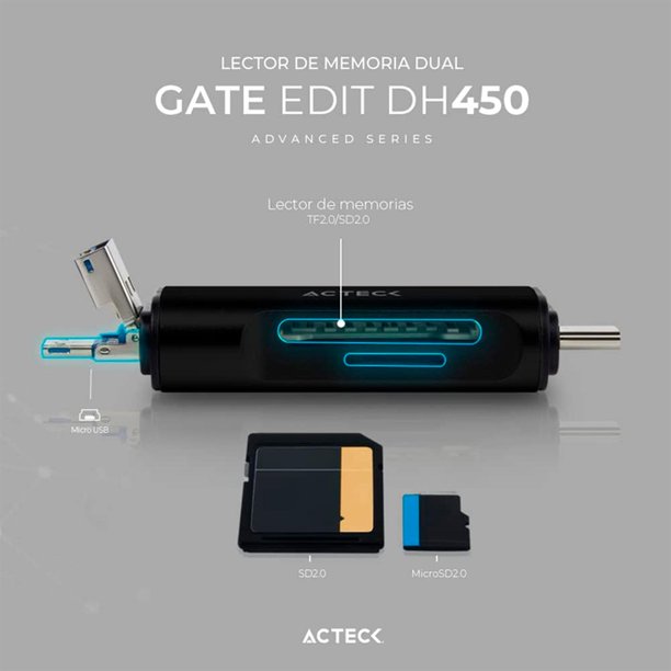 Lector de Tarjetas Interno Acteck USB