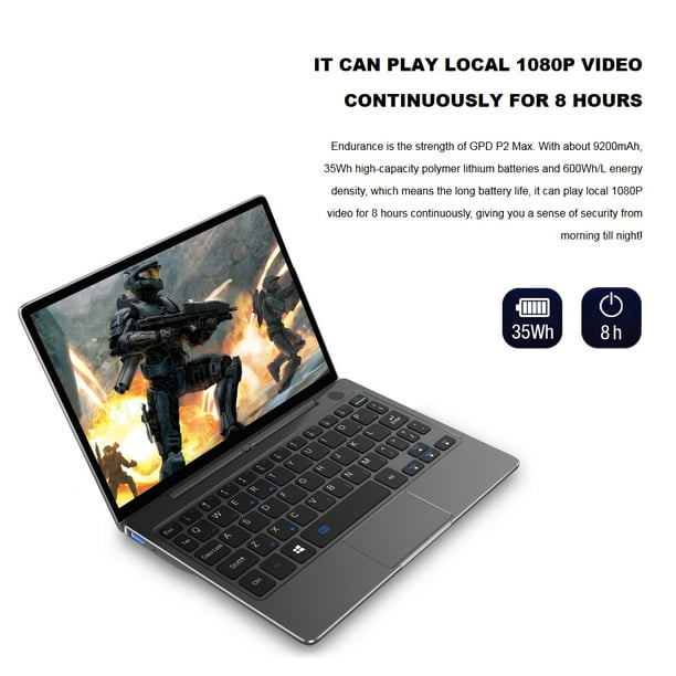 GPD P2 MAX 8.9 Pulgadas Mini Laptop Tablet PC Windows